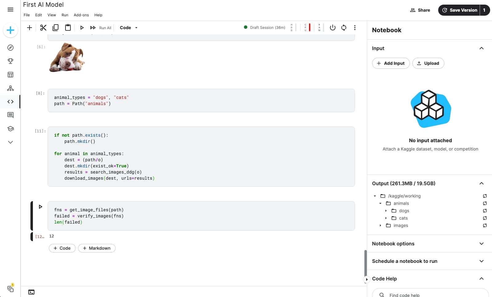Checking how many image paths have errored out while downloading from DuckDuckGo